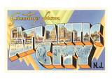 Greetings from Atlantic City  New Jersey