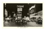 Night View of Broadway  New York City  Photo