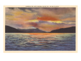 Sunrise on Lake George  New York