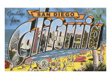 Greetings from San Diego  California