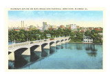Richmond Skyline  James River  Virginia