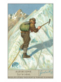 Mountain Climbing on Snow