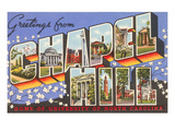 Greetings from Chapel Hill  North Carolina