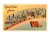 Greetings from Alexandria  Virginia