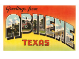 Greetings from Abilene  Texas