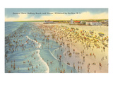 Beach Scene  Wildwood-by-the-Sea  New Jersey