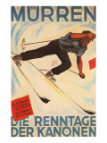 German Ski Poster
