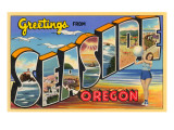 Greetings from Seaside  Oregon