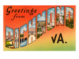 Greetings from Richmond  Virginia