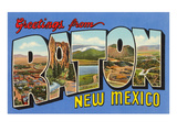 Greetings from Raton  New Mexico