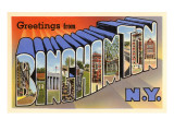 Greetings from Binghamton  New York