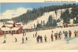 Skiing at Big Bromley  Manchester  Vermont