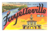 Greetings from Fayetteville  North Carolina