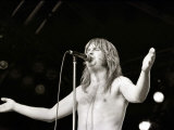 Ozzy Osbourne Performing on Stage During a Concert  August 1981