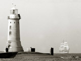 The Period Italian Sail Ship Amerigo Vespucci Under Full Sail Approaches Plymouth Sound  Aug 1967