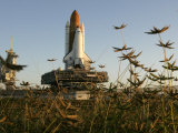 Space Shuttle Discovery at the Kennedy Space Center at Cape Canaveral  Florida  November 9  2006