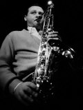 Jazz Performer Stan Getz at Ronnie Scott's Jazz Club  Master Tenor Saxophonist