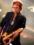 Keith Richards Performing on Stage at the Rolling Stones in Concert at Twickenham  August 2006