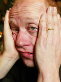 Actor Ade Edmondson Making a Silly Face  November 2004