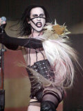 Singer Marilyn Manson on Stage at the Gig on the Green Festival at Glasgow Green