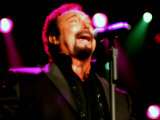 Tom Jones in Action Singing on the First Leg of His UK Tour in Brighton