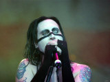 Singer Marilyn Manson on Stage at the Gig on the Green Festival at Glasgow Green