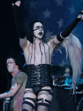 Singer Marilyn Manson on Stage at the Gig on the Green Festival at Glasgow Green