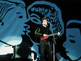 Lou Reed Pop Singer on Stage at Mandela Day Concert 1990 Wembley Stadium