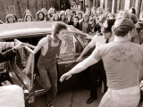 David Bowie Singer - July 1973 Arriving at the Odeon  Hammersmith