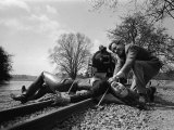 The Avengers Television Program 1965 Diana Rigg and Patrick Macnee