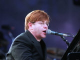 Elton John Pop Singer at Ibrox Concert June 1998