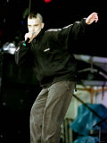 T in the Park Robbie Williams on Stage Singing July 1998