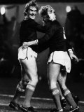 Kenny Dalglish and Mo Johnston Celebrate Goal 1984 Scotland V Spain at Hampden
