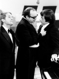 Andre Previn with Eric Morecambe and Ernie Wise During Recording of Morecambe and Wise Show  1971