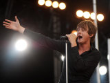 Tom Chaplin of Keane on Stage at the 2007 Isle of Wight Festival