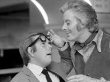 Comedians Ronnie Corbett and Danny la Rue at London Palladium During Royal Variety Show Rehearsals