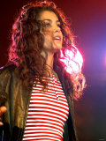 Katie Melua on the King Tuts Stage at 't in the Park'  May 2004