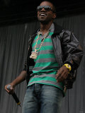 Kanye West on the Main Stage at the 2007 V Festival in Chelmsford