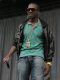 Kanye West on the Main Stage at the 2007 V Festival in Chelmsford