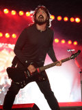 Dave Grohl of US Rock Band Foo Fighters Performs on the Main Stage at V Festival in Hylands Park