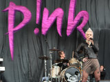 Pop Star Pink Performing at the V Festival at Hylands Park in Chelmsford  Essex
