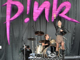 Pop Star Pink Performing at the V Festival at Hylands Park in Chelmsford  Essex