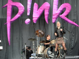 Pop Star Pink Performing at the V Festival at Hylands Park in Chelmsford  Essex