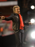 Rod Stewart Performing at the Princess Diana Memorial Concert at Wembley Stadium