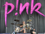 Pop Star Pink Performing at the V Festival at Hylands Park in Chelmsford  Essex