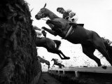 Grand National April 1987 Horses Jumping the Chair at Aintree