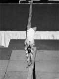 Olympic Games 1976: Russian Gymnast Nadia Comaneci Russian Competing in Montreal  Canada