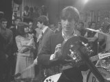 John Lennon During Filming of the Beatles in the Ready Steady Go Studio 1964