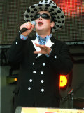 George of Culture Club Performing to an Audience in Aid of the Princes Trust