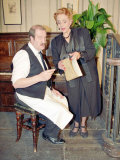 Allo Allo Rene and Madame Edith Artois in Hit BBC Sitcom Allo Allo